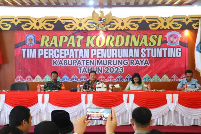 Pemerintah Kabupaten Murung Raya Gelar Rakor Tim Percepatan Penurunan