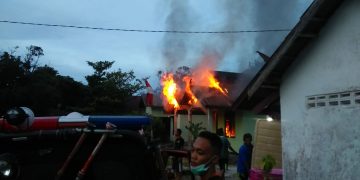 Gara-gara Kompor, Rumah Warga Sabaru Kota Palangka Raya Hangus Terbakar   