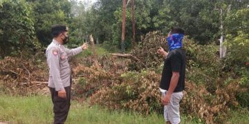 Polsek Danau Sembuluh Tak Pernah Bosan Ajak Masyarakat Cegah Karhutla