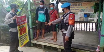 Polsek Seruyan Hulu Gelar Operasi Yustisi di Desa Tumbang Manjul