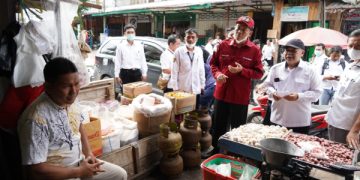 Tim Satgas Pangan bersama TPID Prov. Kalteng Pantau Harga Sembako