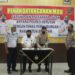 Polres Seruyan-Dinas Perhubungan Tandatangani MoU Sarana dan Prasarana Jalan