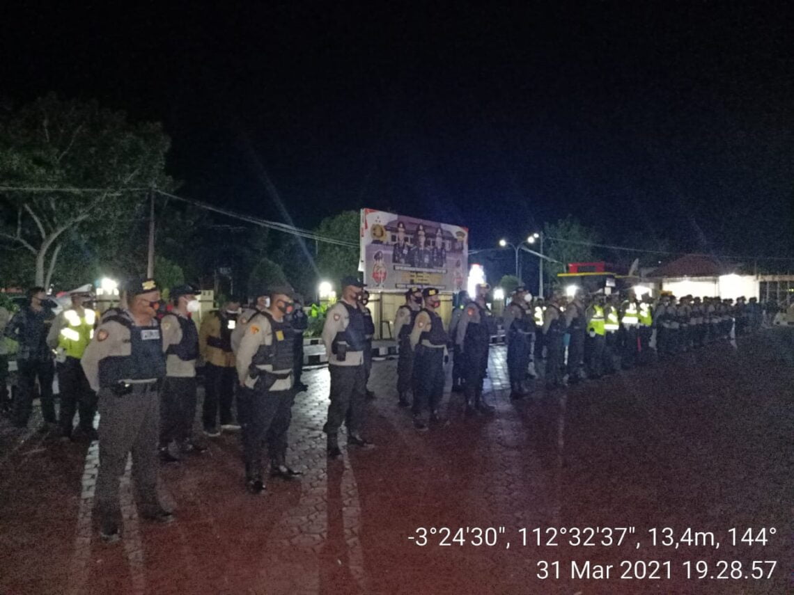 Seluruh jajaran Polisi Sektor (Polsek) di Wilkum Polres Seruyan diinstruksikan untuk lebih memperketat keamanan, Rabu (31/3/2021). Foto : Tbn