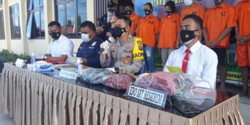 Kapolres Seruyan Pimpin Press Release Kasus Pelarian Anak Dibawah Umur