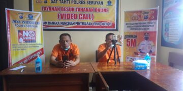 Layanan Besuk Online Tahanan di Polres Seruyan Diperpanjang