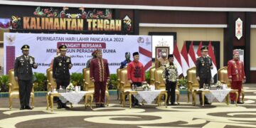 Gubernur Kalteng Ikuti Peringatan Hari Lahir Pancasila Tahun 2022