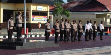 Kapolres Seruyan Pimpin Upacara Peringatan Hari Lahir Pancasila di Mapolres