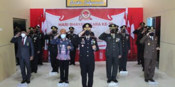 Polres Seruyan Gelar Upacara Hari Bhayangkara ke-75 Secara Virtual