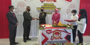 Puncak Hari Bhayangkara Ke-75 Polres Seruyan Gelar Syukuran Sederhana