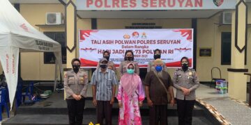 Polwan Polres Seruyan Rayakan Hari Jadi ke-73