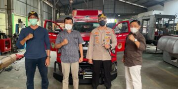 Kapolres Seruyan Tinjau Sarpras Penanggulangan Bencana di PT CTI
