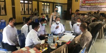 Kapolres Seruyan Monitor Personel Dalam Kegiatan Audit Kinerja Itwasda