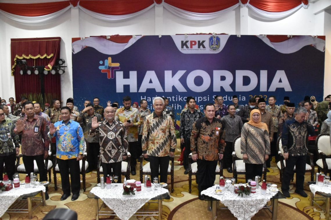Wagub Kalteng H. Edy Pratowo (batik biru) menghadiri Pembukaan HAKORDIA tahun 2022 si Surabaya, Jawa Timur, Kamis (1/12/2022). Foto : Ist
