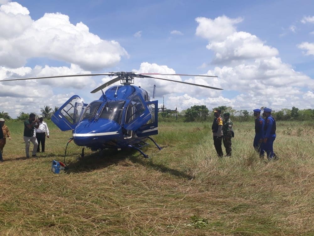 Kunjungan Gubernur Kalteng dan kapolda ke kawasan Food Estate