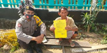 Polsek Seruyan Hulu Sosialisasi Cegah Karhutla