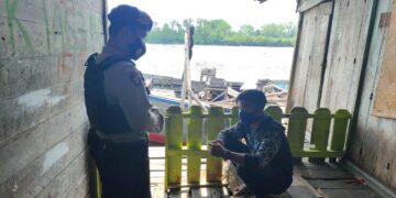 Satpolairud Polres Seruyan Tingkatkan Patroli ke Masyarakat Pesisir DAS Seruyan