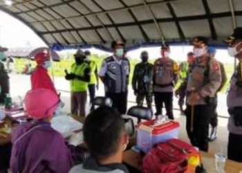 Pos Libas Pintu Masuk/Keluar Kota Palangka Raya Bubar