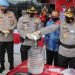 Polda Kalteng Musnahkan 2 Kg Sabu