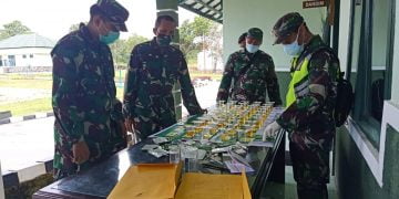 44 Anggota TNI Kodim 1017/Lamandau Jalani Tes Urine
