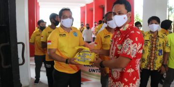 KONI Lamandau Distribusikan Bantuan APD ke 22 Cabor