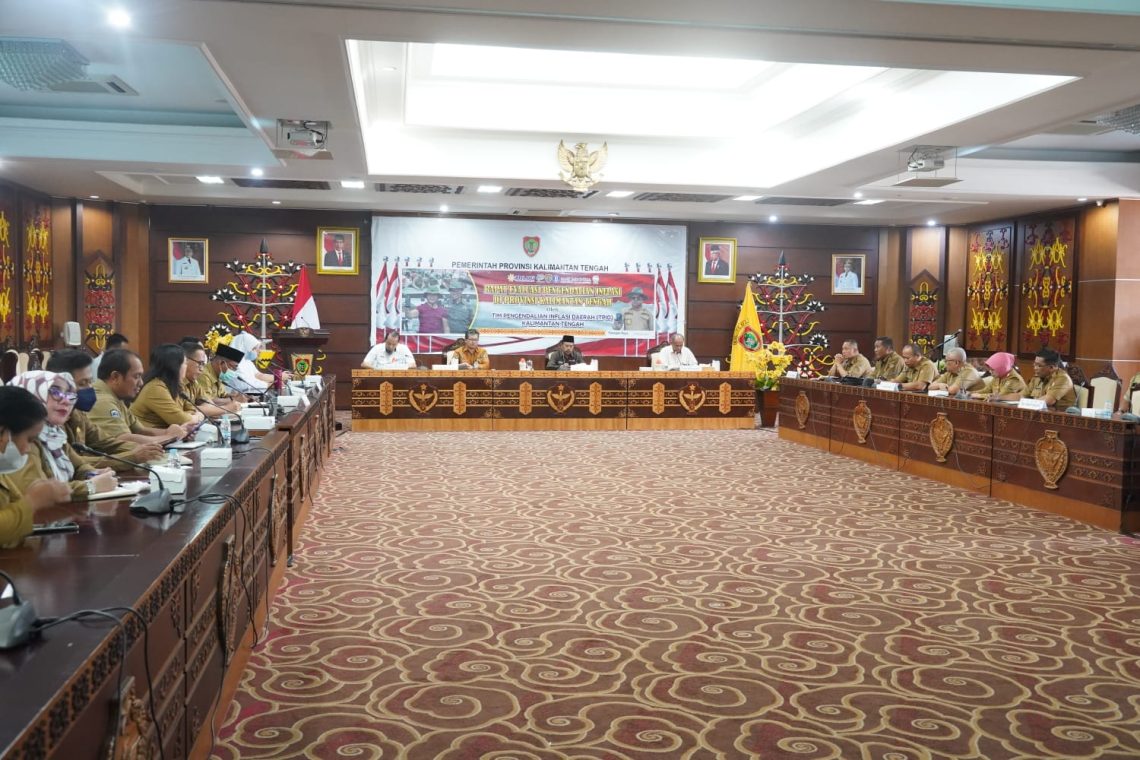 Rapat Tim Pengendalian Inflasi Daerah Prov. Kalteng