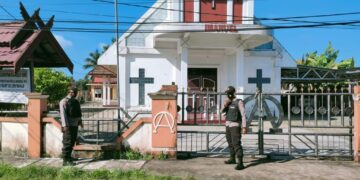 Polres Seruyan Konsisten Amankan Rangkaian Ibadah Paskah