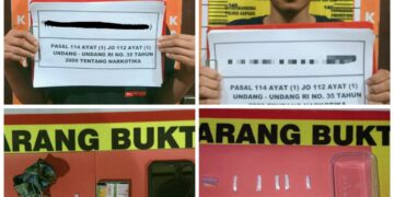 Kembali Budak Sabu Diringkus di Tempat Berbeda