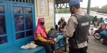 Satpolairud Ingatkan Warga Cegah Virus Corona