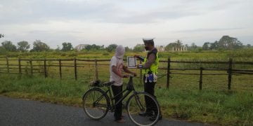 Sat Lantas Polres Seruyan Sosialisasikan Maklumat Kapolda Kalteng