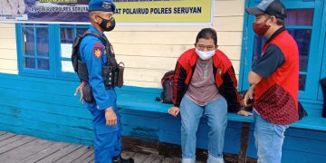 Sat Polairud Polres Seruyan Sosialisasikan Larangan Karhutla ke Warga Pesisir