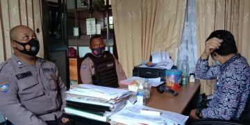 Sat Binmas Polres Seruyan Koordinasi dengan Dinas Kesbangpol