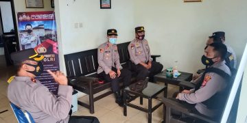 Kunjungi Pospol Bangkal, Wakapolres Seruyan Sampaikan ini