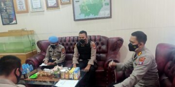 Kapolres Seruyan Minta Kasatker Perketat Pinjam Pakai Senpi