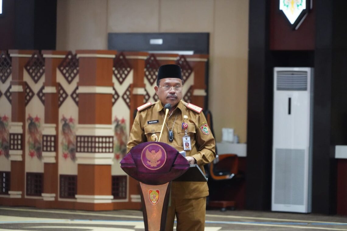 Sekretaris Daerah Prov. Kalteng H. Nuryakin membuka secara resmi Open Turnamen Catur Piala Gubernur Kalteng Tingkat Nasional Tahun 2022