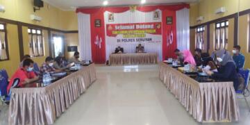 Polres Seruyan Mendapat Kunjungan Tim Survei Pelayanan Publik Polda Kalteng