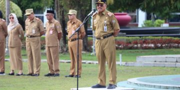 Usai Cuti Umroh, Sekda Nuryakin Pimpin Apel Lingkup Setda Prov. Kalteng