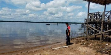 Tanggap Bencana Alam, Polsek Danau Sembuluh Pantau Desa Rawan Banjir