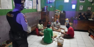 Sat Sabhara Polres Seruyan Imbau Kamtibmas dan Prokes Covid-19