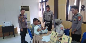Kapolres Seruyan Cek Pemeriksaan Kesehatan Personel Polres dan Polsek Jajaran