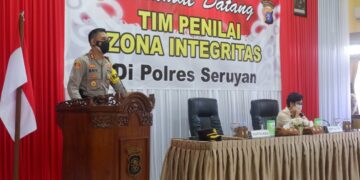 Menuju ZI, Tim Penilai Mabes Polri Kunjungi Polres Seruyan