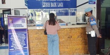 Cegah Pungli, Propam Polres Seruyan Awasi Ruang Pelayanan Publik