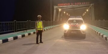 Cegah Balapan Liar, Satlantas Polres Seruyan Laksanakan Patroli Malam