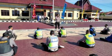Polres Seruyan Melaksanakan Kegiatan Rutin Peningkatan Kemampuan Personel