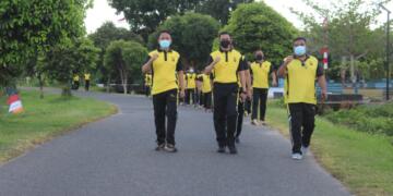 Tingkatkan Imunitas Tubuh Polres Seruyan Laksanakan Olahraga Bersama