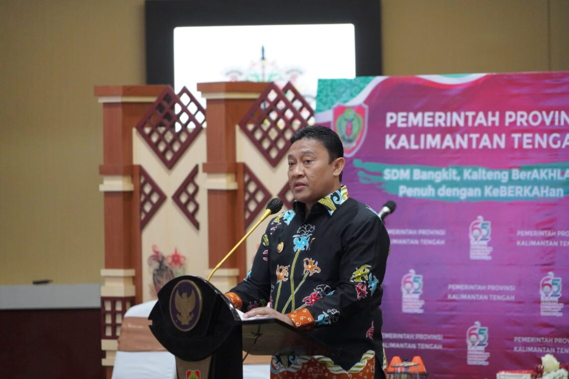 Wakil Gubernur Kalteng H. Edy Pratowo saat pimpin FGD tentang APBD Provinsi Kalteng TA 2022