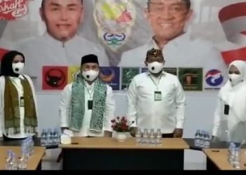 Hari Terakhir, Pasangan H Sugianto Sabran-H Edy Pratowo Mendaftar ke KPU
