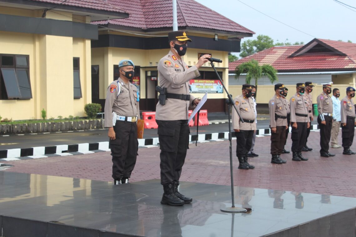 Sesuai jadwal setiap hari Rabu dilaksanakan Apel Satker / Apel yang dipimpin oleh Kasatker masing-masing, Rabu (6/10/2021). Foto : Tbn