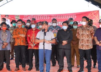 Gubernur Sugianto Tinjau Lokasi Calon Ibukota Provinsi Kotawaringin