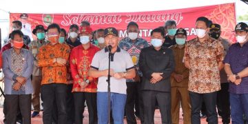 Gubernur Sugianto Tinjau Lokasi Calon Ibukota Provinsi Kotawaringin