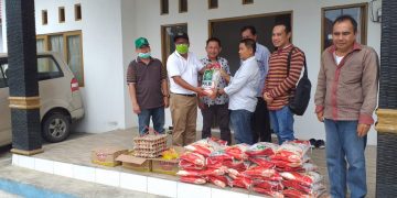 PKB Barut Bagikan 5.000 Paket Sembako Peduli Covid-19, Termasuk Buat Wartawan